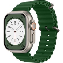 Marsilyan™- Apple Watch 38MM Ocean Kordon (Saat Değildir) - Koyu Yeşil