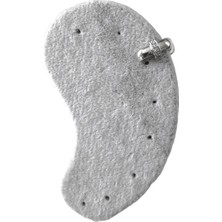 Cesicey Earcuff Sıkıştırmalı Pirinç Kıkırdak Küpe Kare Zirkon Taşlı Gümüş  Renk