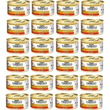 Odea Kıyılmış Sığır Etli Yaş Kedi Maması, 24 x 85 gr