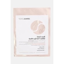 Odea 4 G Rose Gold Glitter Foil Göz Maskesi, Parlaklık ve Canlılık Kazandırır