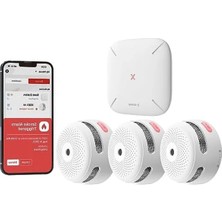 Odea Akıllı Duman Dedektörü, Wi-Fi Bağlantılı, Kablosuz Yangın Alarmı, Uygulama ile Uyumlu