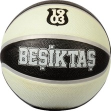 TMN Beşiktaş Basketbol Topu No:7 Siyah Beyaz Kauçuk Malzemeden Üretilmiştir 509250