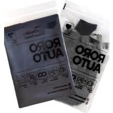 Odea Siyah Mikrofiber Araç Kurulama Havlusu ve Oto Yıkama Eldiveni Seti 60X90 cm