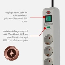 Odea 6'lı Akım Korumalı Uzatma Priz - Kumandalı ve 1,5 M Kablo Uzunluğu