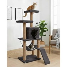 Odea Kedi Tırmalama Kulesi, 124 cm Yüksekliğinde, Platformlu