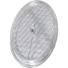Odea Şeffaf Doğalgaz Havalandırma Cam Menfez Kapağı - 18 cm Çap