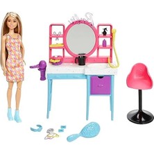 Odea Kuaför Oyun Seti - Renk Değiştiren Saç Özellikli Barbie