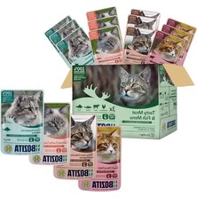 Odea Jöle Içinde Balık ve Etli Kedi Konservesi, 12X85 gr
