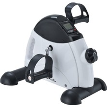 Fox Fitness F100 Taşınabilir Egzersiz Bisikleti Beyaz Direnç Ayarlı LCD Gösterge ile 3 kg Ağırlık