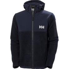 Helly Hansen Patrol Pile Erkek Polar Mont Lacivert Yumuşak Sherpa Havlu Kumaş ile Outdoor Kullanım