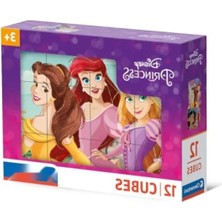 Odea 12 Parça Prenses Temalı Küp Puzzle