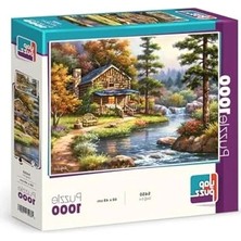 Odea 1000 Parça Dağ Evi Puzzle - Eğlenceli ve Zeka Geliştirici Oyun