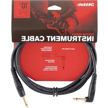 Odea 3 Metre Uzunlu Gitar Kablosu, Açılı Fiş ile