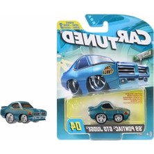 Odea Mavi Diecast Metal Gövde ile 1969 Pontiac Gto Judge Muscle Araba, Koleksiyonluk