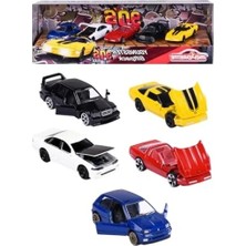 Odea 5'li Die-Cast Araç Seti - Açılabilir Parçalar