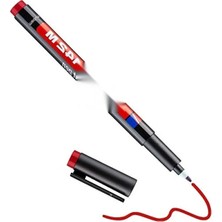Odea 1 mm Uçlu Kırmızı Asetat Kalemi, Silinmeye Dayanıklı