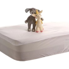 Tiny Plans 80X130CM Sıvı Geçirmez Lastikli Fitted Alez Bebek Yatakları İçin Pamuk Polyester Malzeme