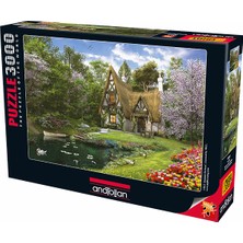 Anatolian 3000 Parçalık Göl Evi 4900 Puzzle - Zorluk Seviyesi: Standart, Kaliteli Materyal ile Eğlenceli