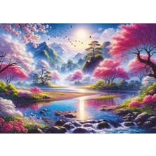 Odea Kiraz Çiçeği Vadisi Puzzle - 1500 Parça