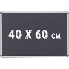 Premini 40X60 cm Siyah Çerçeveli Tebeşir Yazı Tahtası