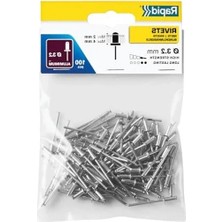 Odea Alüminyum 100 Adet 3.2x8 mm Vida, Dayanıklı ve Güçlü