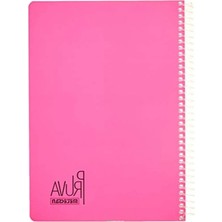 Odea A4 Kareli 144 Yapraklı Spiralli Defter - Fuşya