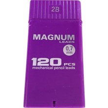Magnum 0.7 mm Kalem Ucu 120'li Mor Renk 2B Ölçülerle Yüksek Kalite Sarf Malzemeleri