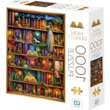 Odea 1000 Parça Profesyonel Hobi Puzzle - Sihirli Kitaplar