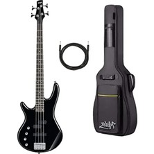 Odea Üst Düzey 4 Telli Bas Gitar Seti - Softcase Dahil