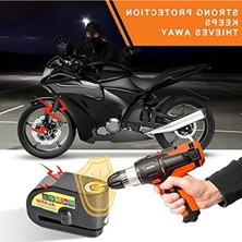Odea Alarmlı Motosiklet Disk Kilidi - 110 Db Su Geçirmez