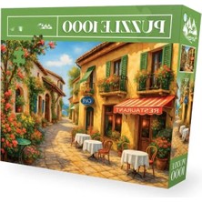 Odea 1000 Parçalı Güneşli Kafe Sokağı Puzzle