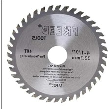 Odea 115 mm Daire Testere Diski, 40 Diş, 22.2 mm Delik Çapı, Karbon Çelik, Krom Vanadyum Kaplama