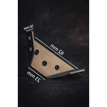 Odea Yönsüz Köşe Bağlantı Aparatı - 62X23X18 Mm, Galvaniz Kaplama