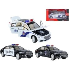 Odea Işıklı ve Sesli Polis Araba - Kutulu Çek Bırak Seti