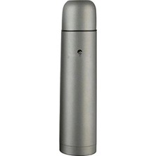 Odea 1 Litre Kapasiteli Metal Termos, Gri Renk, Seyahat Için Uygun