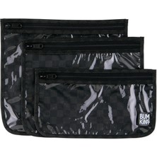 Bumkins Şeffaf Seyahat Çantası - Rich Black