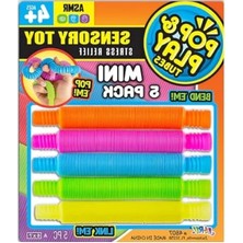 Odea 5'li Mini Duyusal Stres Oyuncağı, Pop & Play Tubes ile Eğlenceli Zihinsel Aktiviteler