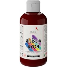 Odea Bordo Akrilik Boya, 250 gr