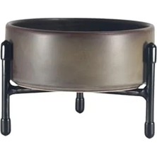 Odea Seramik Mama-Su Kabı, Yüksekliği Ayarlanabilir Metal 3 Ayaklı Stand