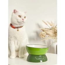 Odea Yeşil Renkli Seramik Mama ve Su Kabı, Kedi ve Köpekler Için