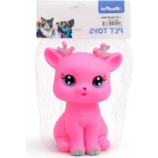Odea Sesli Çiğneme Oyuncağı, Dayanıklı Kauçuk, Pembe