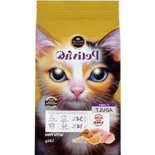 Odea Petiva Yetişkin Kediler Için Balık Etli Kuru Kedi Maması (1.5 Kg, Balık)