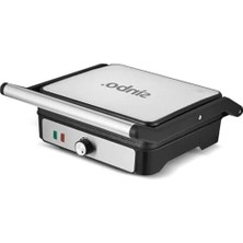Odea 2000 W Kapasite ile Izgara ve Tost Makinesi, 180° Açılabilir
