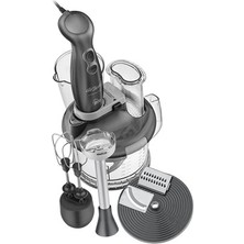 Arzum AR1004 Soprano Max Multi Blender Seti 1000 W, 5 Fonksiyonlu, 1500 ml Doğrayıcı Hazne, Siyah