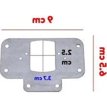 Odea Dolap Kapak Onarım Kiti, 6,5x9 Cm, 12 Adet