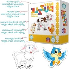Odea Çiftlik Hayvanları Puzzle, Çok Renkli ve Eğitici Oyun Seti