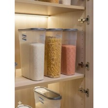 Odea Şeffaf Plastik Saklama Kabı, 4 Litre Kapasiteli ve Lüks Tasarım