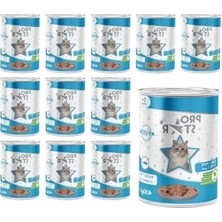 Odea Balıklı Yetişkin Kedi Pate Konservesi - 400 gr x 12 Adet