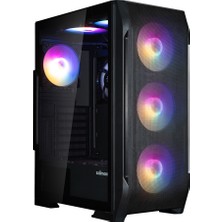 Starseven Zalman N7 V2, 700W 80+, Mesh Panel, Tempered Glass, 6X120MM Rgb Fan, Atx Gaming Kasa