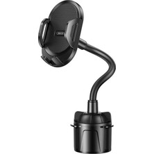 Xo C105 Bardaklık Uyumlu 360° Dönen Otomatik Kilit Ayarlanabilir 3D Silikon Araç Içi Telefon Tutucu